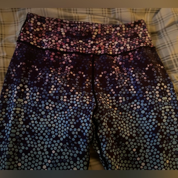 LotusX blue mosaic leggings - Picture 2 of 2